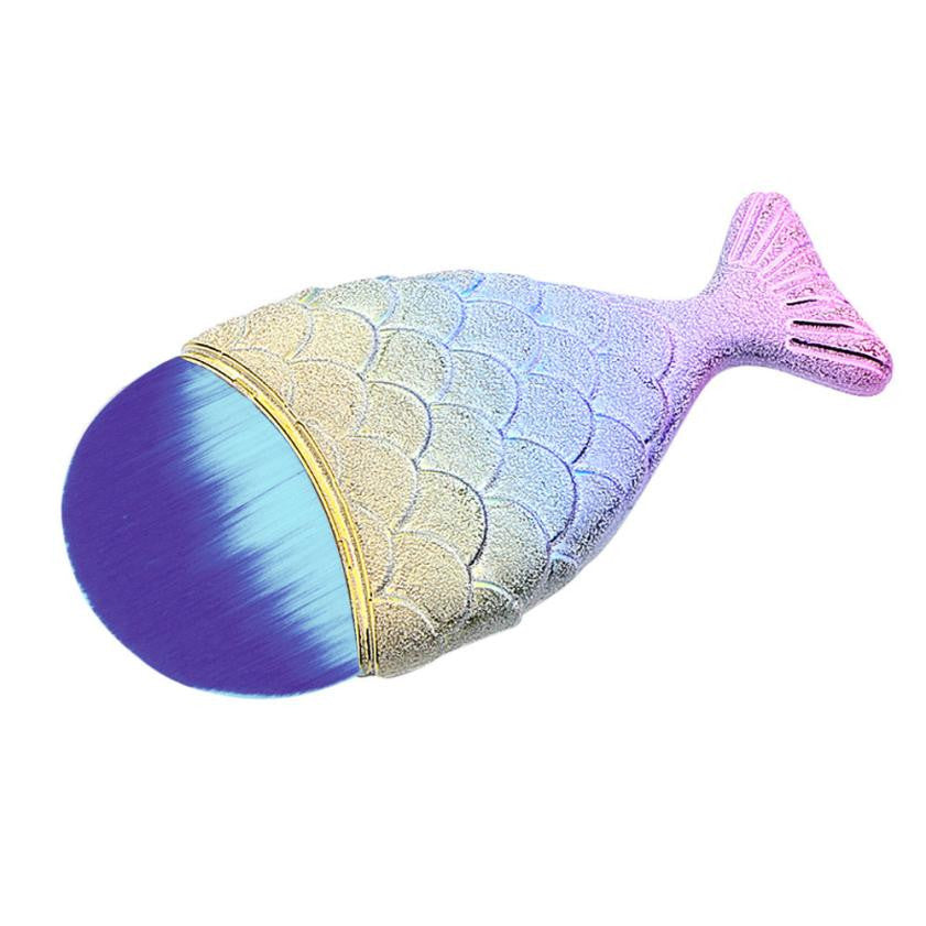 Fish Scale Makeup Brush