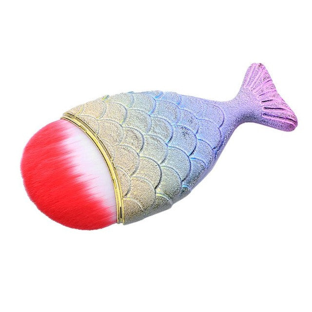 Fish Scale Makeup Brush