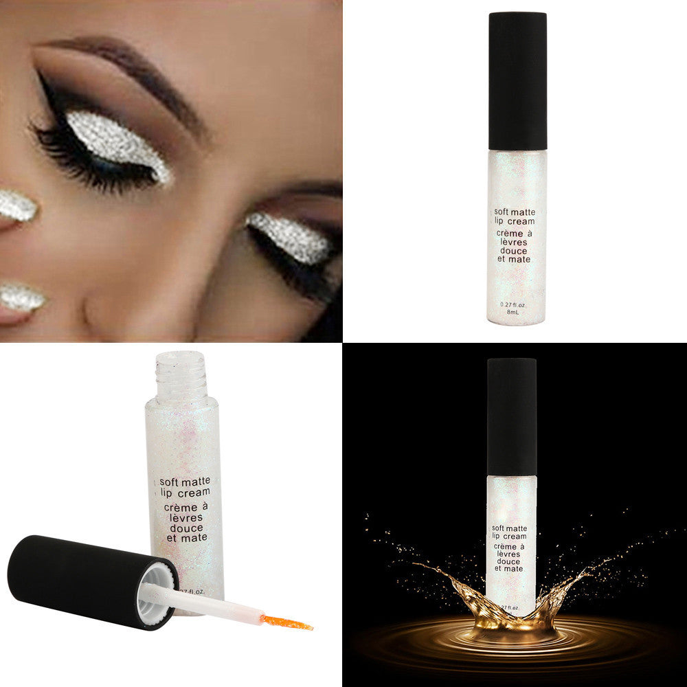 Metallic Smoky Eyes Eyeshadow Waterproof Glitter Liquid Eyeliner & Eyeshadow Pen