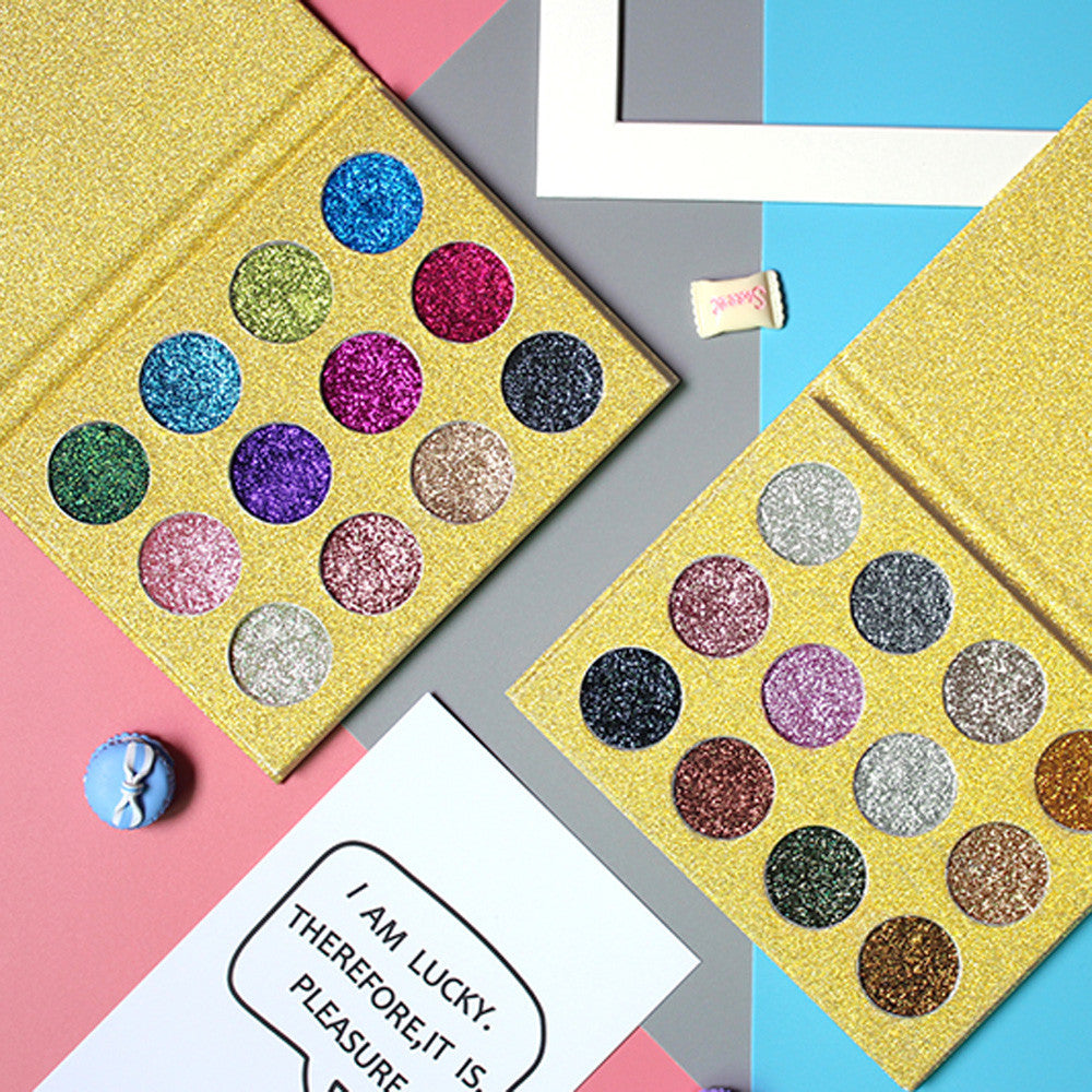 Shimmer Glitter Eye Shadow Powder Palette Matte Eyeshadow Cosmetic Makeup