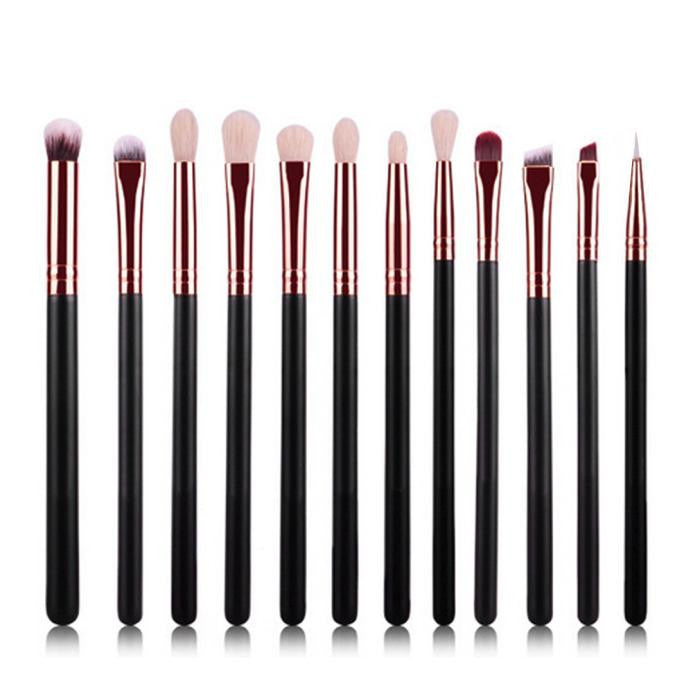 12Pcs Cosmetic Brush Makeup Brush Sets Kits Tools