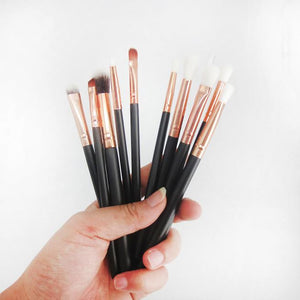 12Pcs Cosmetic Brush Makeup Brush Sets Kits Tools